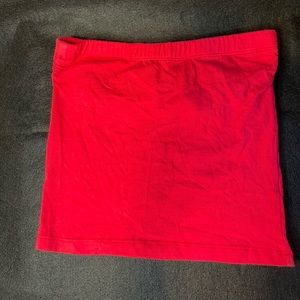 Red or Grey crop top tube tops